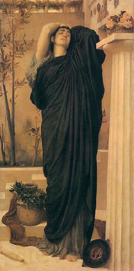 Lord Frederic Leighton Electra at the Tomb of Agamemnon Norge oil painting art